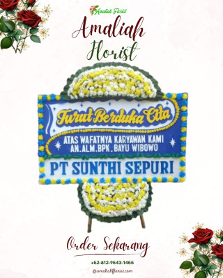 Papan Bunga Duka di Bokoneri