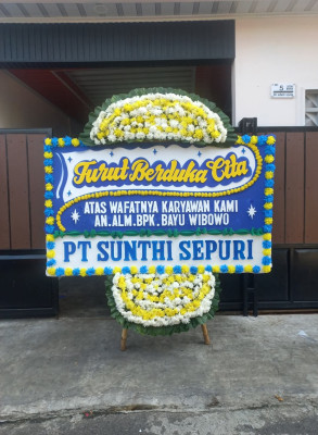 Papan Bunga Duka di Bokoneri
