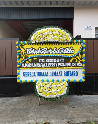 Papan Bunga Duka di Bokoneri